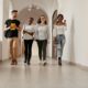 Positivity group of young and stylish students